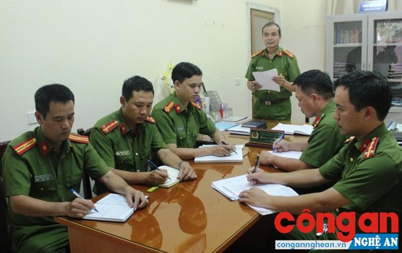 Công an phường Cửa Nam triển khai công tác đảm bảo an ninh trật tự trên địa bàn