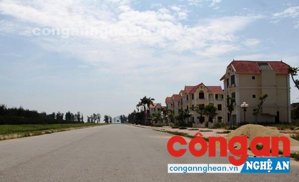 Đại lộ Vinh - Cửa Lò đoạn qua địa bàn TX Cửa Lò đã thi công xong