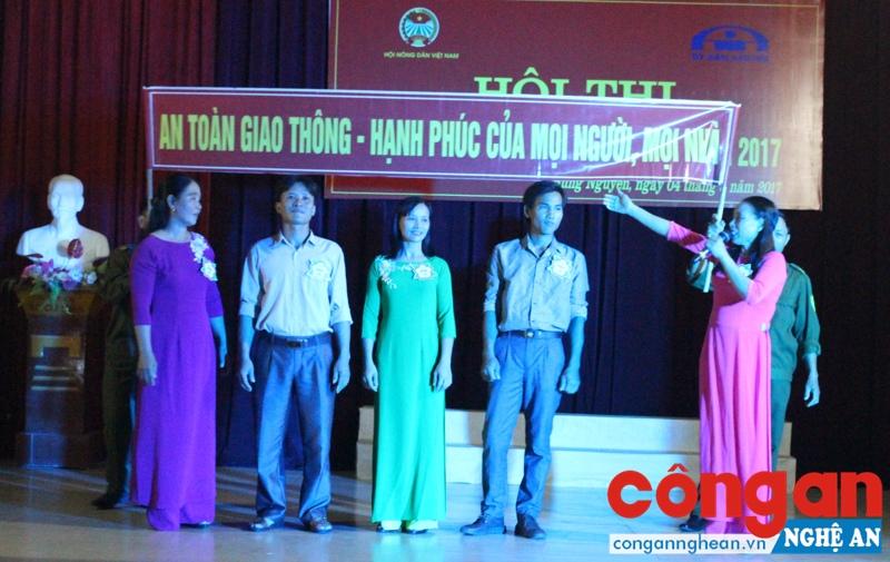 Hội thi Nông dân với ATGT tổ chức tại xã Hưng Phúc