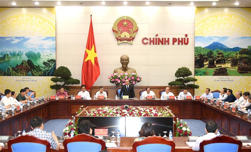 Toàn cảnh buổi làm việc. Ảnh: VGP/Quang Hiếu