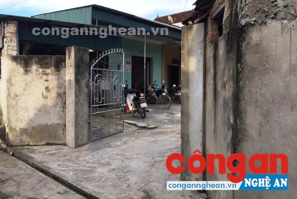Ngôi nhà nơi chị T.T.P. uống thuốc sâu tự tử
