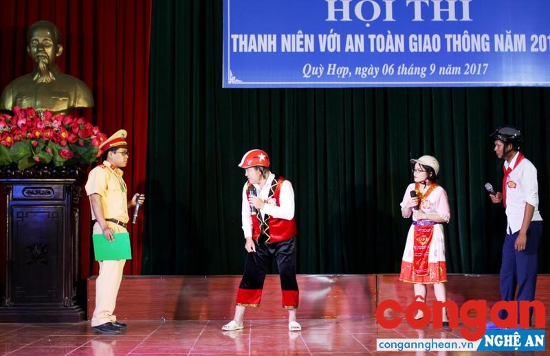 Phần thi tiểu phẩm của xã Tam Hợp