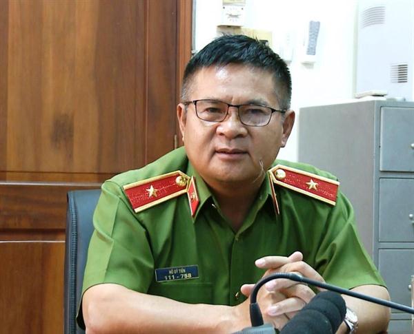 Thiếu tướng Hồ Sỹ Tiến: Chưa bắt được đối tượng thì chưa quay về