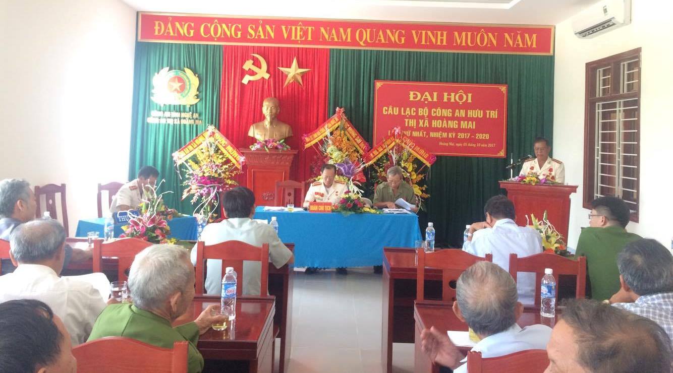 Được tách ra tư năm 2013 đến nay CLB Công an hưu trí TX Hoàng Mai có 37 hội viên