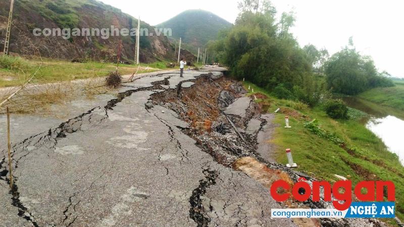 Hiện tượng sụt, nứt ở tuyến đường