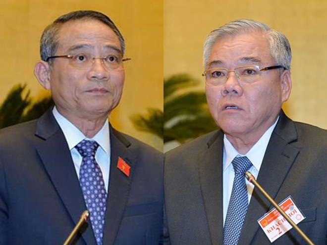 Ông Trương Quang Nghĩa và ông Phan Văn Sáu