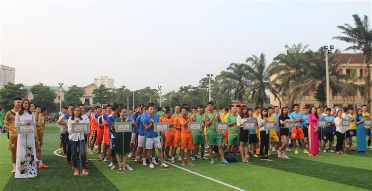 13 đội tham dự giải bóng đá Văn phòng – League lần II, năm 2017