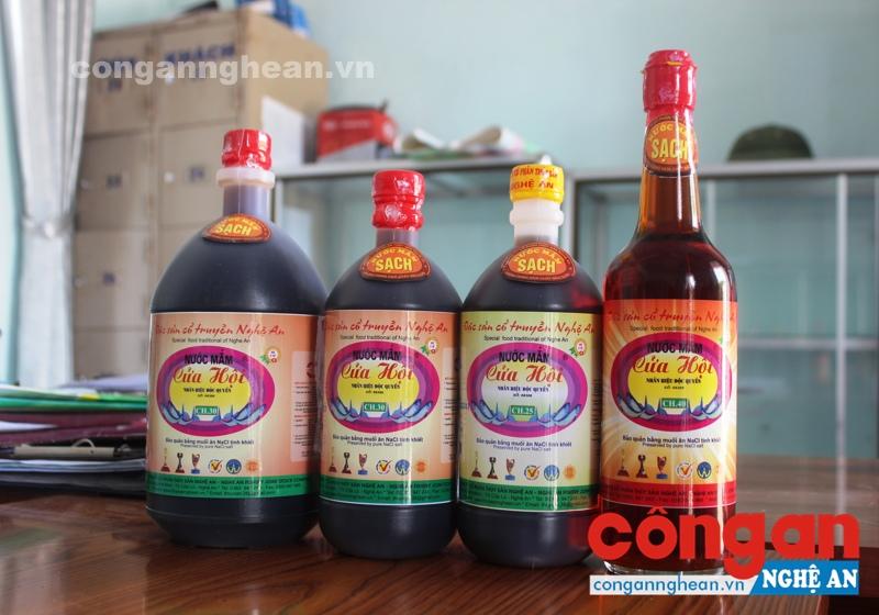 Nước mắm Cửa Hội đã có thương hiệu và uy tín lâu nay