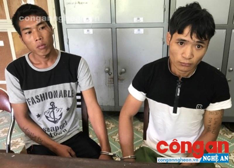 2 đối tượng Ven Văn Hải và Xeo Văn Nọi tại cơ quan Công an