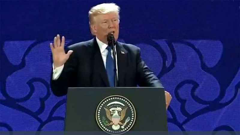 Tổng thống Donald Trump phát biểu