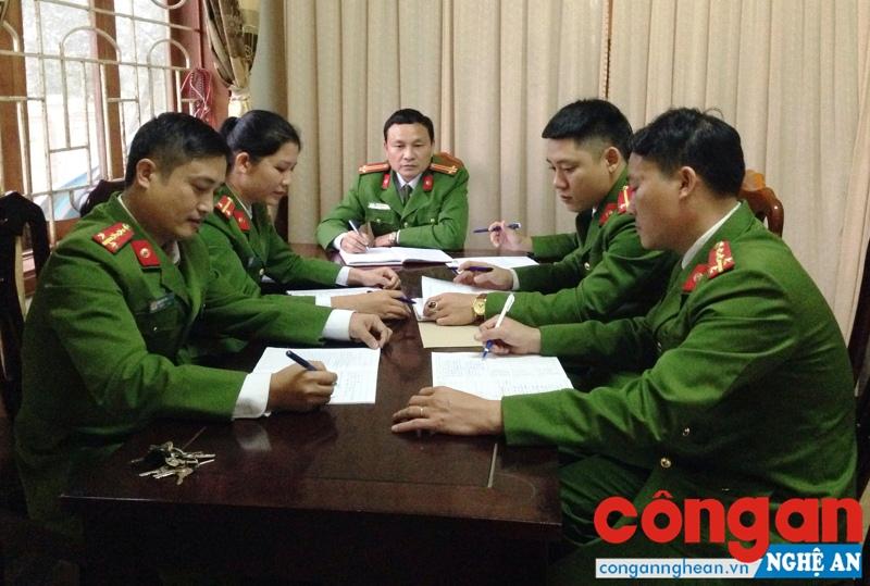 Công an phường Nghi Thu triển khai kế hoạch đảm bảo ANTT trên địa bàn