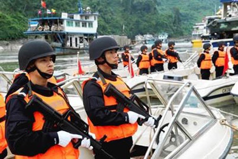 Cảnh sát chống ma túy Trung Quốc trong SMCC