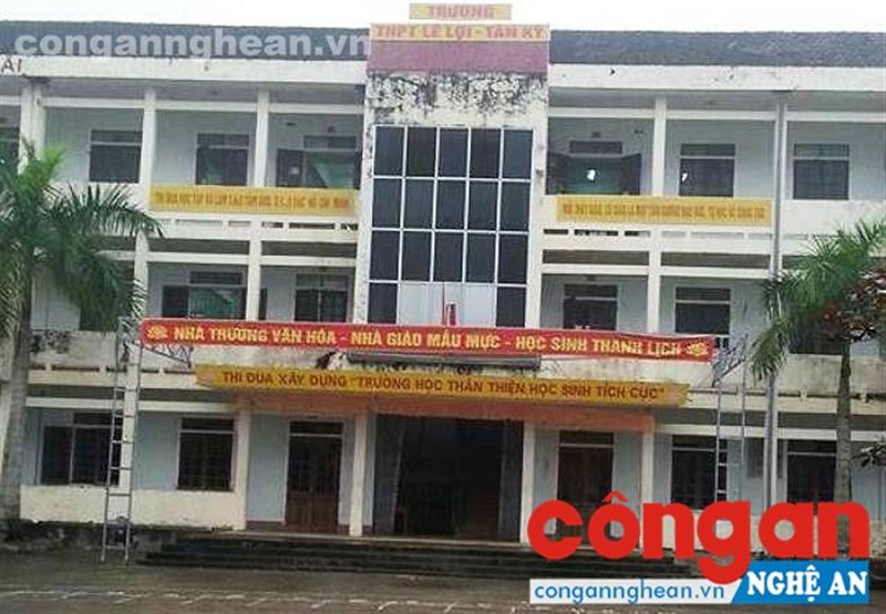 Trường THPT Lê Lợi, nơi xảy ra sự việc