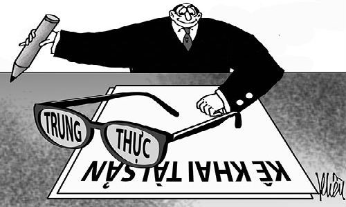 Kê khai tài sản trung thực là giải pháp quan trọng hạn chế tham nhũng - Tranh minh họa