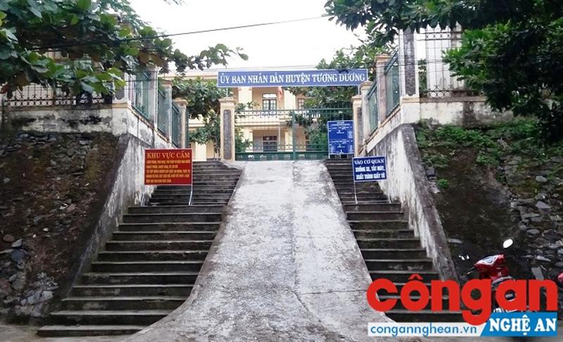 UBND huyện Tương Dương, nơi để xảy ra sai phạm trong công tác tài chính