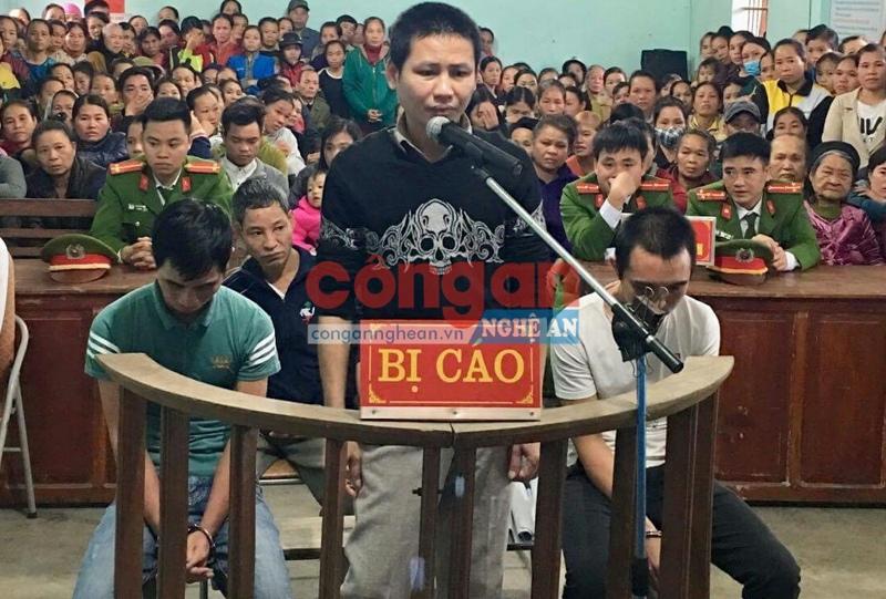 Bị cáo Lương Bằng Nguyên tại phiên tòa