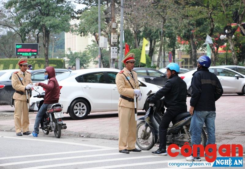 Công an Nghệ An tăng cường tuần tra, kiểm soát giao thông trên các tuyến, địa bàn trọng điểm
