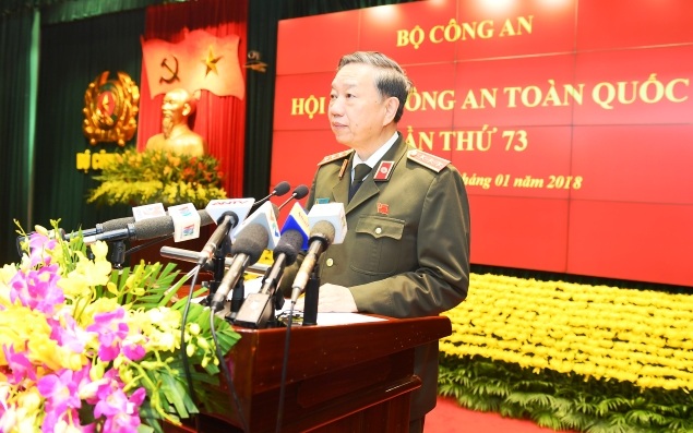 Bộ trưởng Tô Lâm phát biểu tại Hội nghị.