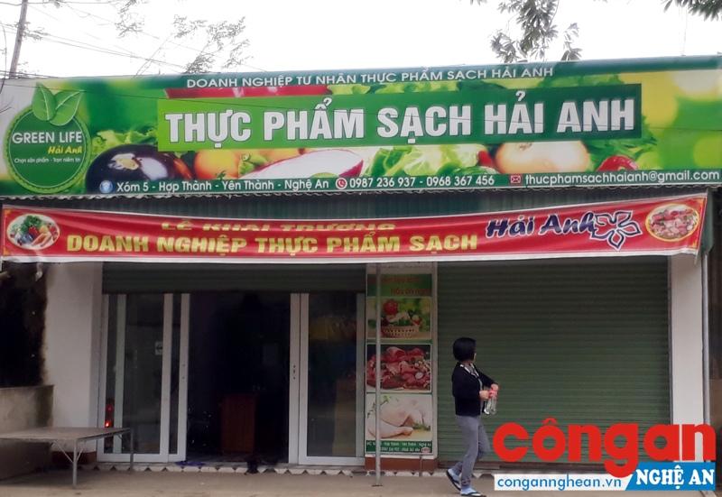 Thực phẩm sạch Hải Anh - mô hình đưa thực phẩm sạch đến tận trường học đầu tiên trên địa bàn huyện Yên Thành