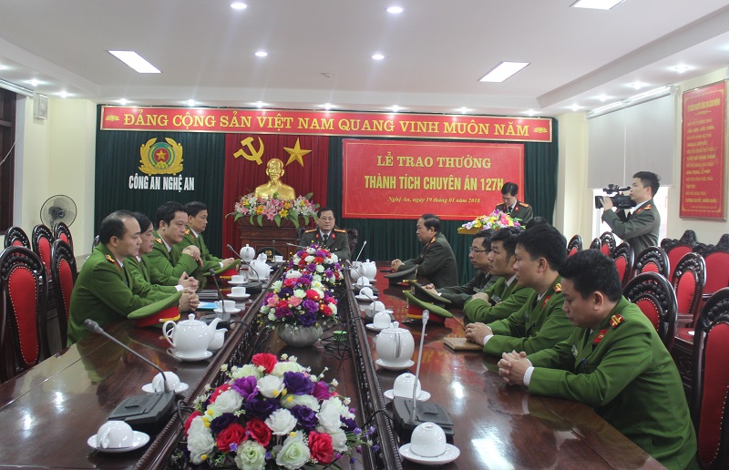 Lễ trao thưởng Ban chuyên án 127H