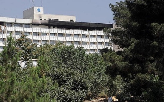 Khách sạn Intercontinental tại Kabul. Ảnh của Getty, chụp năm 2011.