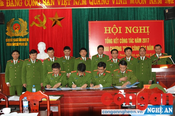 ký kết giao ước thi đua năm 2018