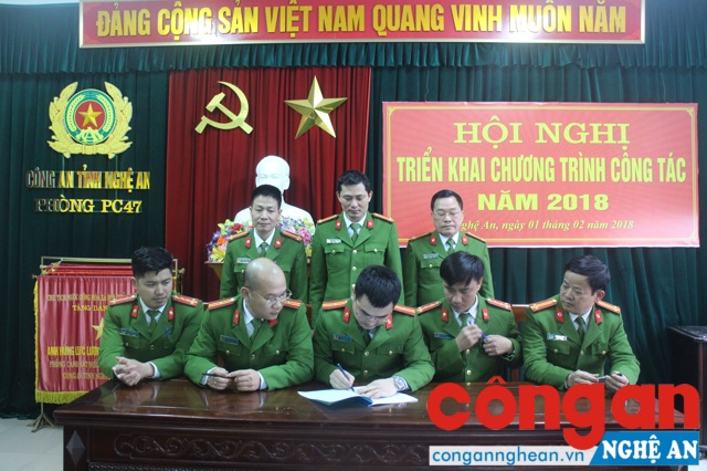 Các đội ký kết giao ước thi đua năm 2018