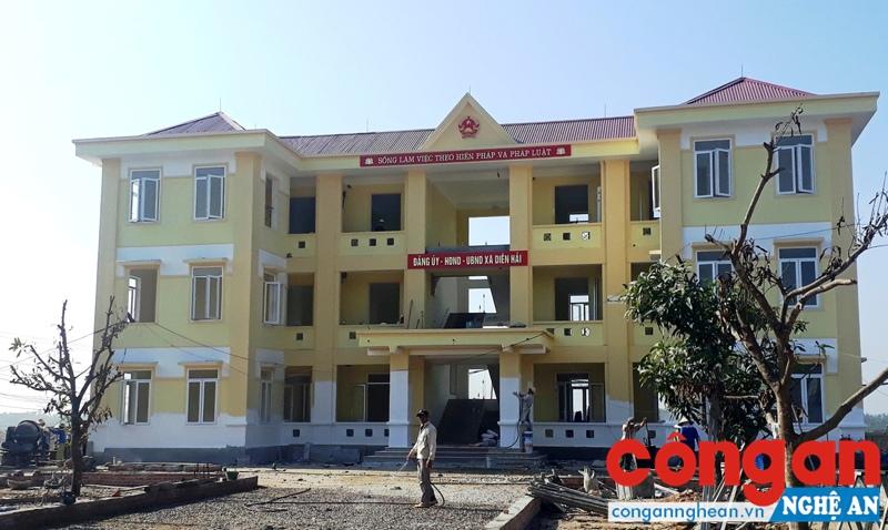 UBND xã Diễn Hải - nơi xảy ra vụ việc