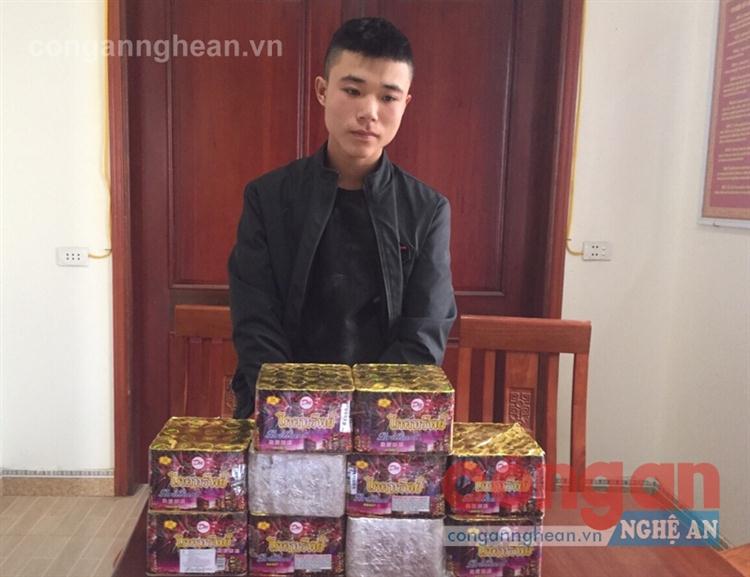 Đối tượng Lê Thành Nam cùng tang vật