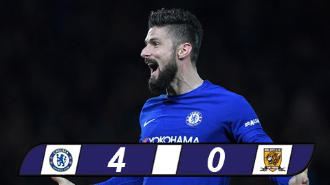 Giroud tìm được cảm giác ghi bàn ở Chelsea