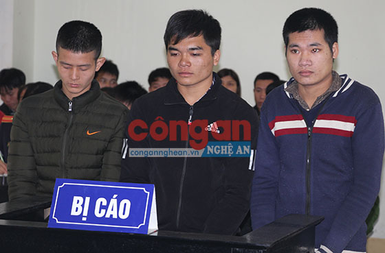 3 bị cáo tại phiên tòa