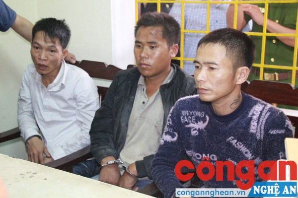 Ba đối tượng tại Cơ quan Công an