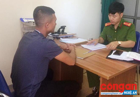 Công an phường Bắc Hà đã triệu tập đối tượng Nguyễn Hồng Kỳ