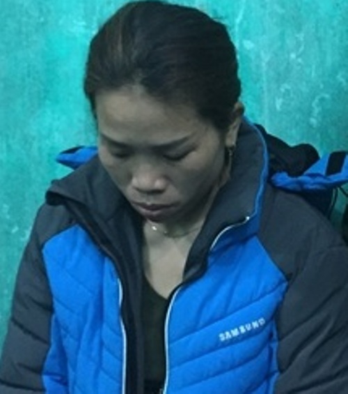 Đối tượng Phạm Dung khi bị bắt