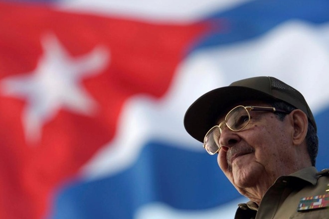 Chủ tịch Cuba Raul Castro. Ảnh Reuters