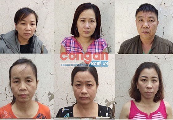 Một số đối tượng bị khởi tố trong vụ án
