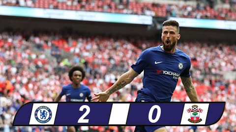 Giroud mở tỷ số trận đấu