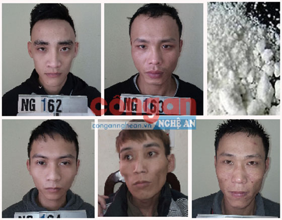 Các đối tượng bị bắt trong chuyên án