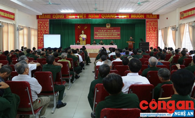 Đông đảo cựu chiến binh tham dự buổi gặp mặt