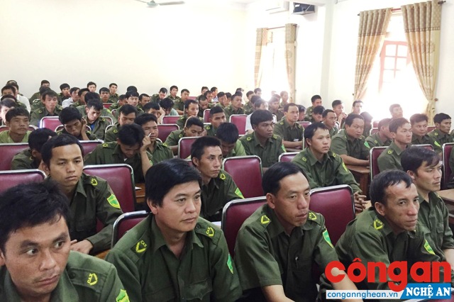 Các học viên tham gia lớp tập huấn