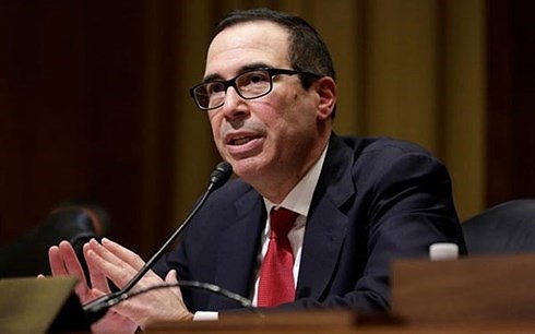 Bộ trưởng Tài chính Mỹ Steven Mnuchin - Ảnh: Reuters