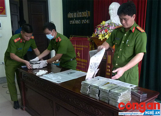 Giám định số ma túy thu được trong 1 chuyên án do Phòng Cảnh sát ĐTTP về Ma túy triệt phá