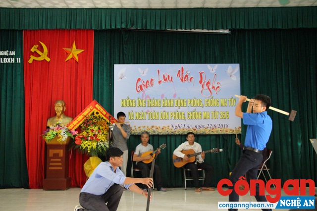 Một tiết mục văn nghệ đặc sắc của các học viên