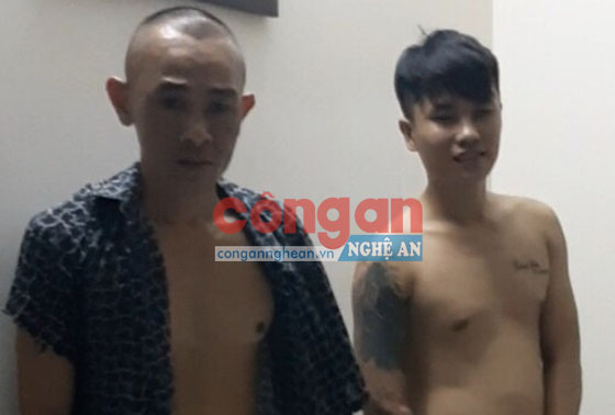  2 đối tượng Vương Đình Cường và Đinh Văn Mạnh 