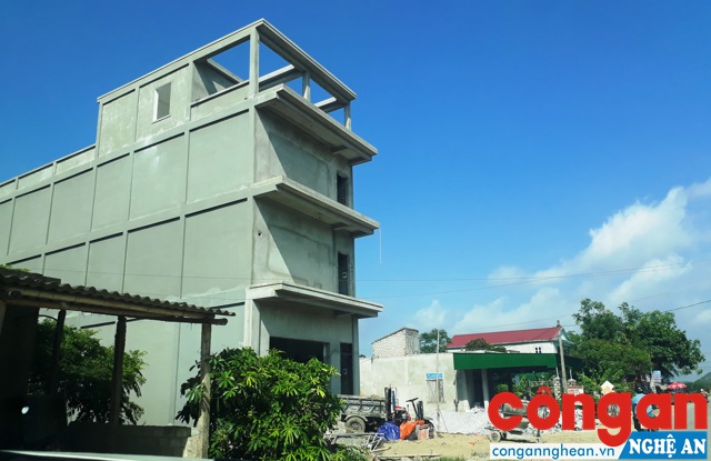1 trong 7 công trình xây dựng trên đất nông nghiệp tại xã Hưng Trung