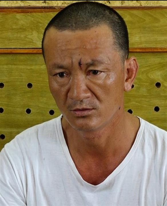 Đối tượng Nguyễn Văn Uyên tại cơ quan điều tra.