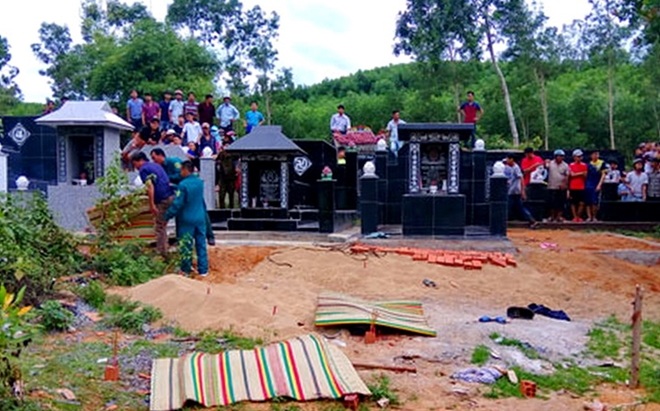 Hiện trường vụ thảm án.