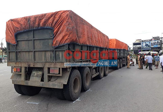 Hiện trường vụ tai nạn giao thông