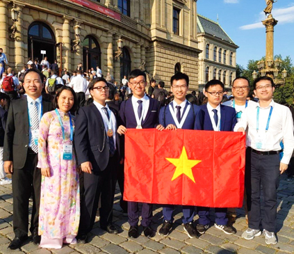 Đội tuyển Việt Nam tham dự Olympic Hóa học quốc tế năm 2018.