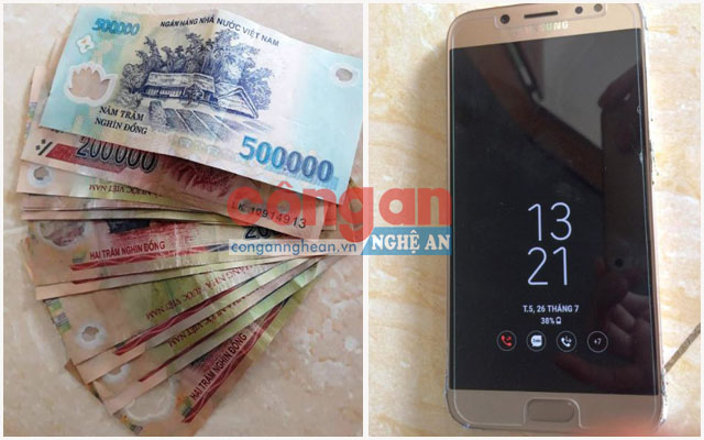 Tang vật trong 2 vụ trộm